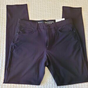 NWT $75 Project Raw Black Slim Fit 360 Stretch Tech Pant Mens 32x32